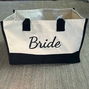 NWT Bride canvas tote